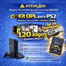 Kit OPL PS2 + Pendrive 128GB | Pronto Para Usar | +120 Jogos Brinde | Matrix